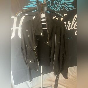 Black Biker Jacket